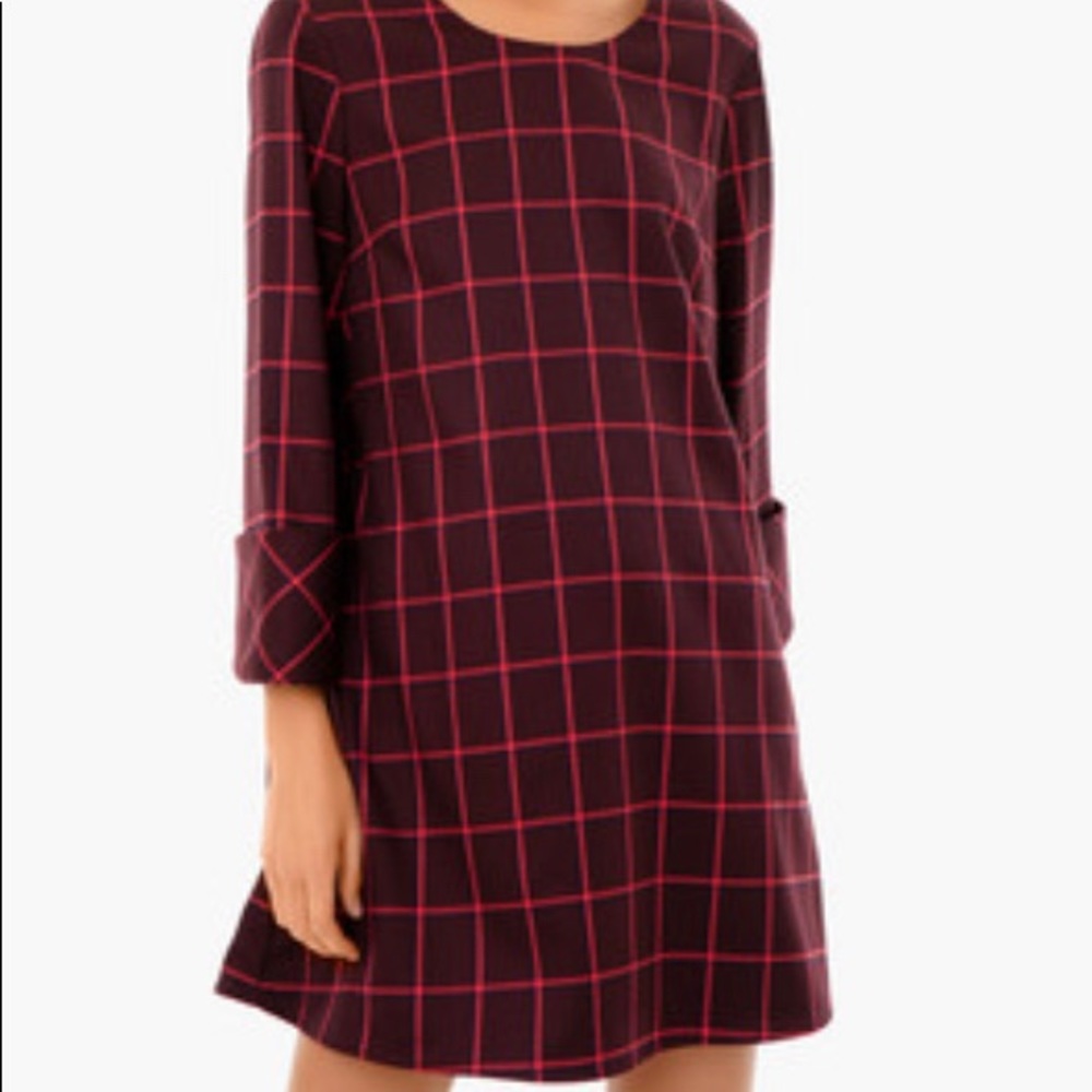 Tuckernuck burgundy chambers dress.